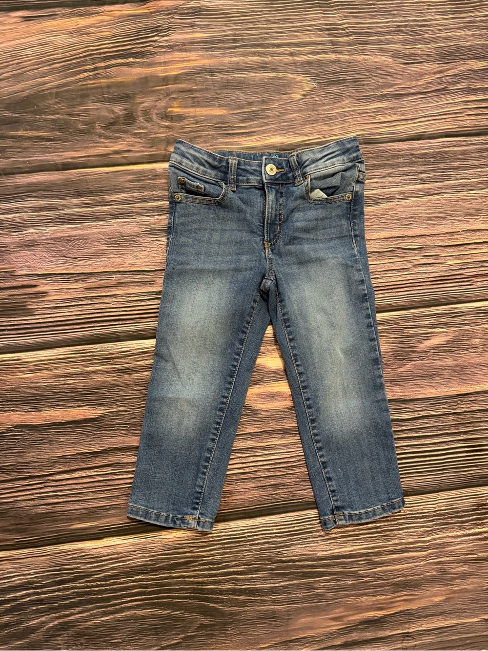 Girls Straight Leg Jeans Size 4